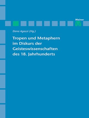 cover image of Tropen und Metaphern im Gelehrtendiskurs des 18. Jahrhunderts